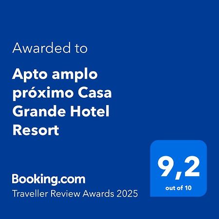 Apto Amplo Proximo Casa Grande Hotel Resort غوارويا المظهر الخارجي الصورة